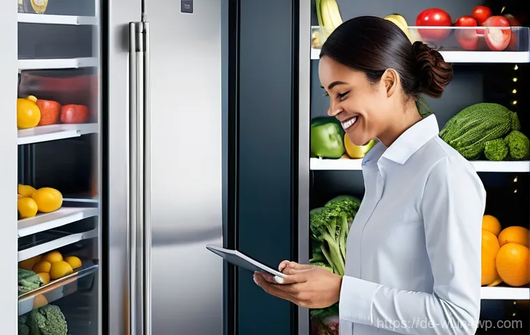 스마트 주방에서의 식단 관리 - **Prompt 1: The Intuitive Smart Kitchen Hub**
"A bright, modern kitchen with sleek, minimalist d...